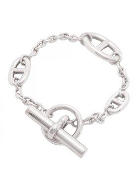 Hermes Bracelet Chaine D'ancre Farandole Silver